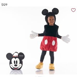 Pottery Barn Mickey Mouse costume 4-6